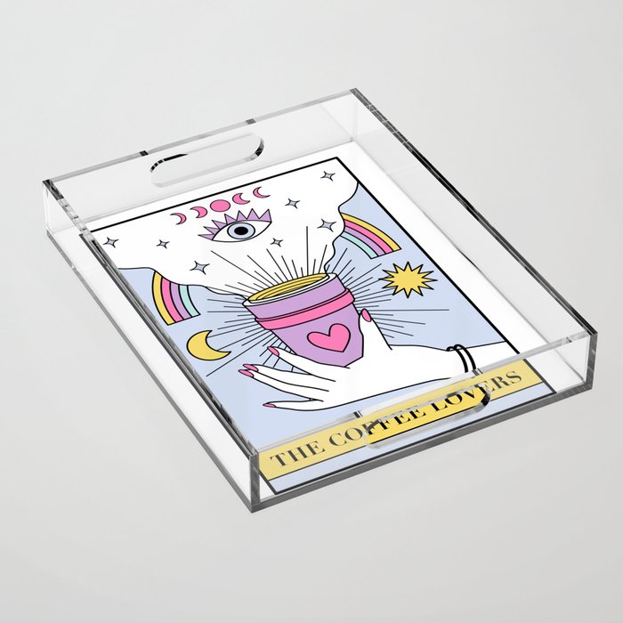 The Coffee Lovers Tarot Acrylic Tray Gallery Image 1