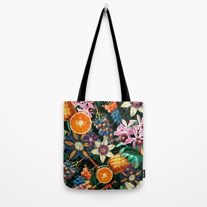 Tropical Orange Garden Tote Bag Gallery Image 2