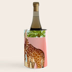 Giraffe Villa | Contemporary Modern Architecture Digital Graphic Art | Wildlife Animals Palm Exotic Wine Chiller Gallery Image 3