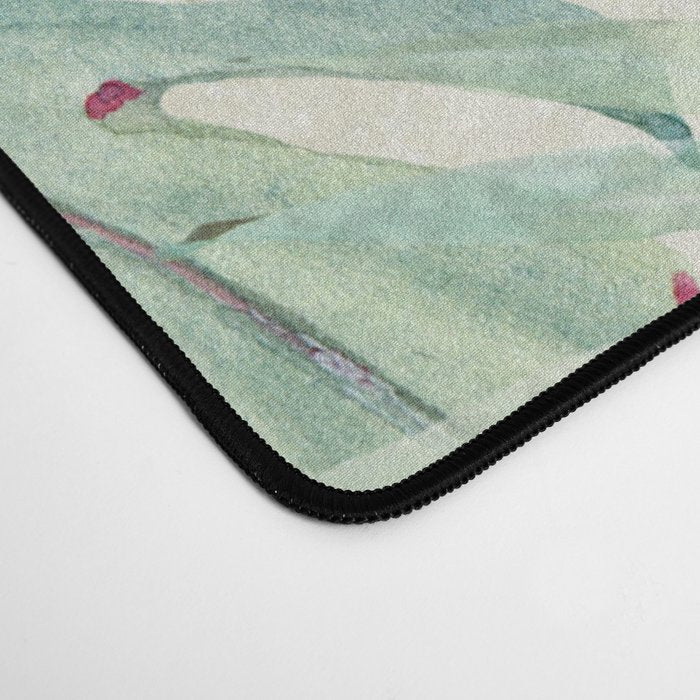 Green Tropical Leaves Desk Mat Gallery Image 4