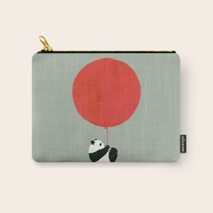 Traveling panda Carry All Pouch Gallery Image 1