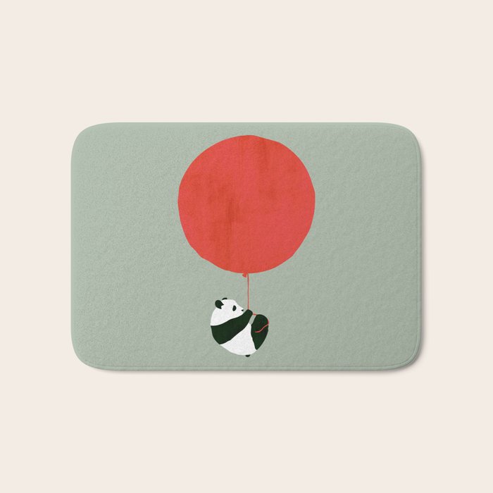 Traveling panda Bath Mat Gallery Image 1
