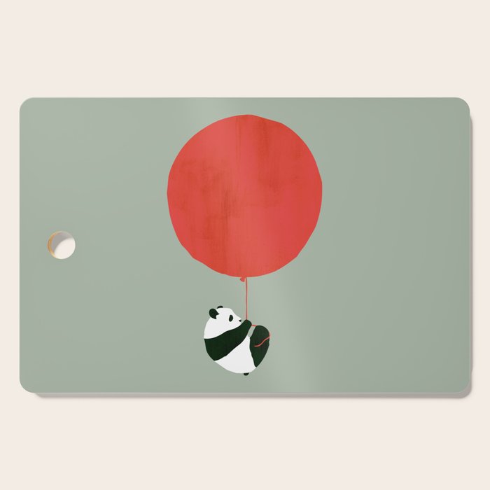 Traveling panda Cutting Board Gallery Image 1