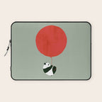 Traveling panda Laptop Sleeve Gallery Image 1
