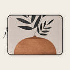 Minimal Abstract Art Vase Plant 6 Laptop Sleeve Gallery Image 1