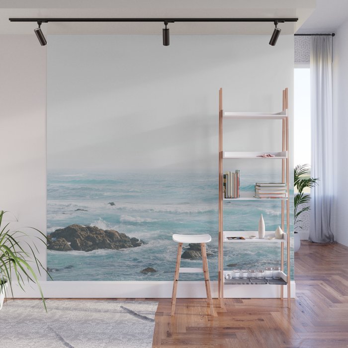 Monterey Coast - Minimalist Ocean Photography Wall Mural Gallery Image 1