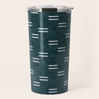 double dash on dark teal Travel Mug Gallery Image 1