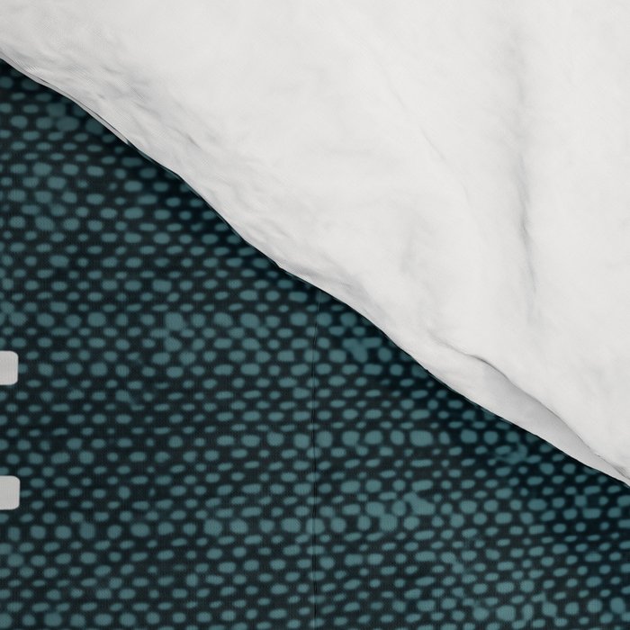 double dash on dark teal Comforter Gallery Image 4