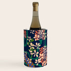 Strainge Clover blossoms in a vase dark blue Wine Chiller Gallery Image 3