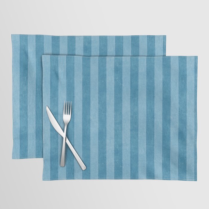 STRIPES - 004 - blue Placemat Gallery Image 1