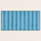 STRIPES - 004 - blue Desk Mat Gallery Image 3