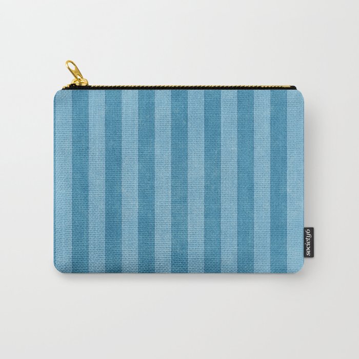 STRIPES - 004 - blue Carry All Pouch Gallery Image 1