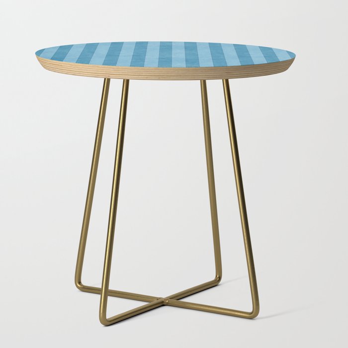 STRIPES - 004 - blue Side Table Gallery Image 1
