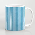 STRIPES - 004 - blue Coffee Mug Gallery Image 1