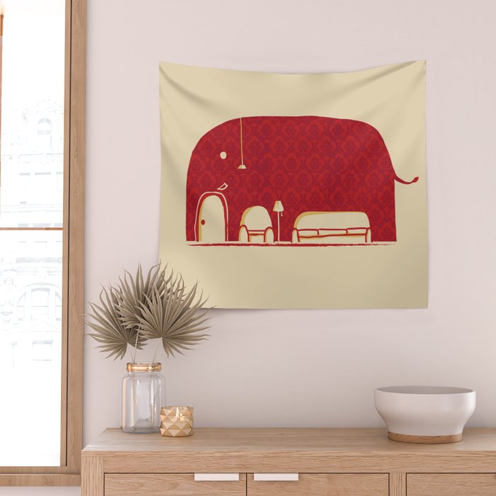 Elephanticus Roomious Wall Tapestry Gallery Image 2