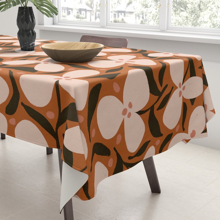 Lazy Florals #2 Tablecloth Gallery Image 3