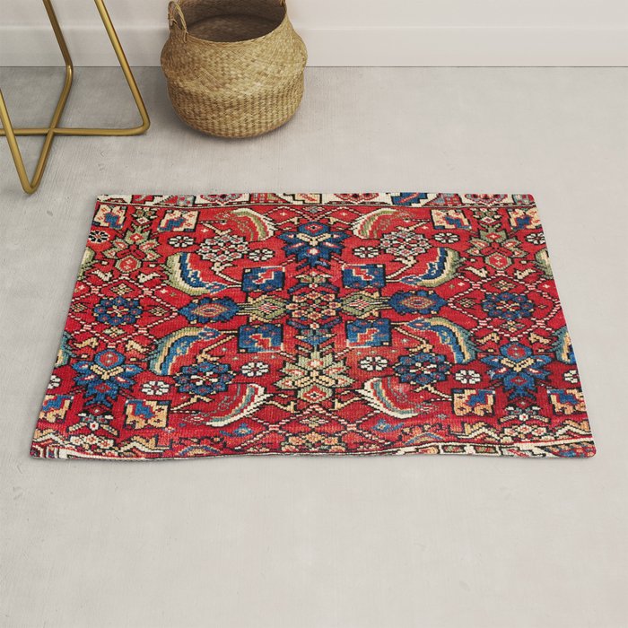 Qashqaâi Vagireh Fars Southwest Persian Sampler Print Rug Gallery Image 1