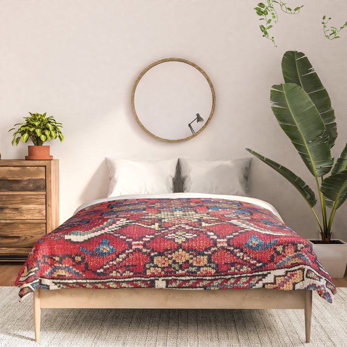 Qashqaâi Vagireh Fars Southwest Persian Sampler Print Comforter Gallery Image 3