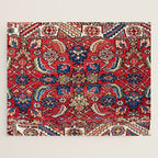 Qashqaâi Vagireh Fars Southwest Persian Sampler Print Jigsaw Puzzle Gallery Image 1