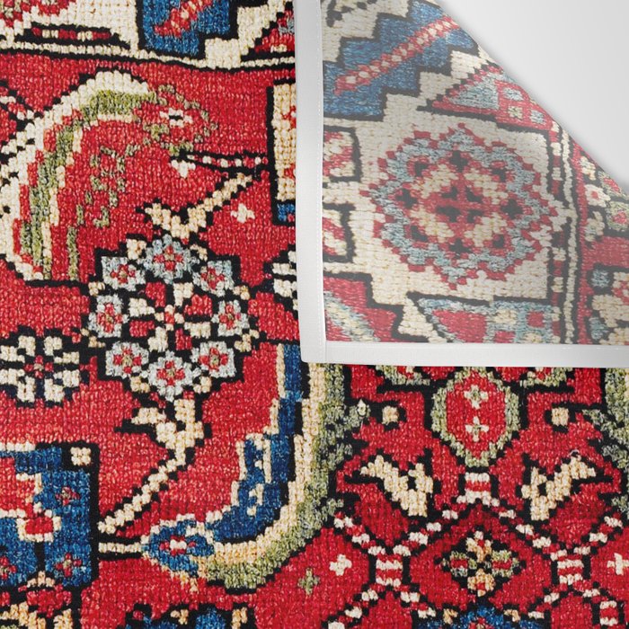 Qashqaâi Vagireh Fars Southwest Persian Sampler Print Wall Tapestry Gallery Image 3