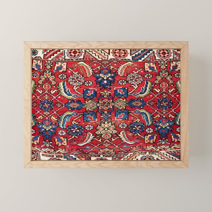Qashqaâi Vagireh Fars Southwest Persian Sampler Print Mini Art Print Gallery Image 1