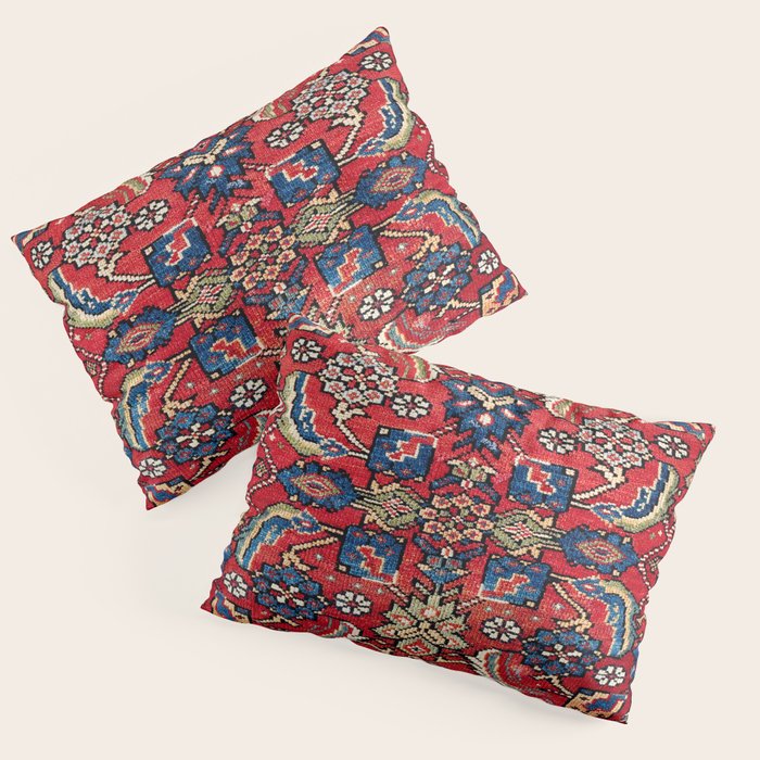 Qashqaâi Vagireh Fars Southwest Persian Sampler Print Pillow Sham Gallery Image 3