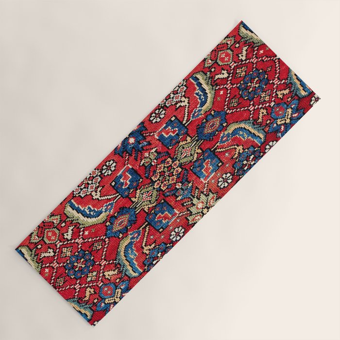 Qashqaâi Vagireh Fars Southwest Persian Sampler Print Yoga Mat Gallery Image 1