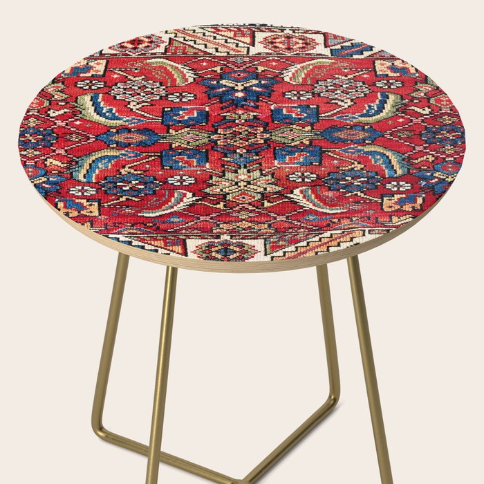 Qashqaâi Vagireh Fars Southwest Persian Sampler Print Side Table Gallery Image 2
