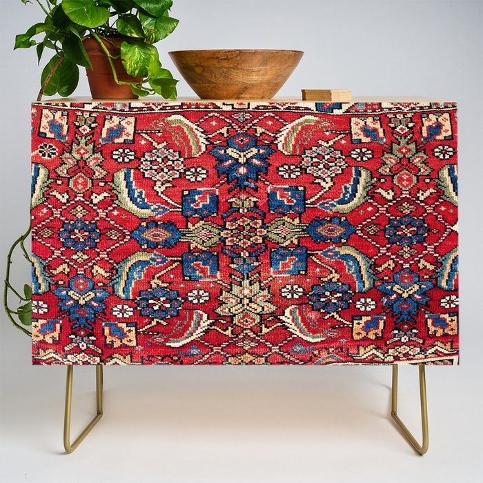 Qashqaâi Vagireh Fars Southwest Persian Sampler Print Credenza Gallery Image 1