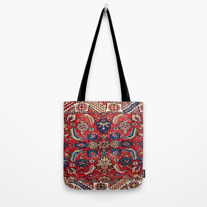 Qashqaâi Vagireh Fars Southwest Persian Sampler Print Tote Bag Gallery Image 2