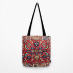 Qashqaâi Vagireh Fars Southwest Persian Sampler Print Tote Bag Gallery Image 2
