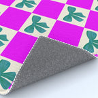Elegant Vibrant Checkerboard Pattern - Perfect for Winter and Holiday Themes Rug Gallery Image 4