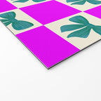 Elegant Vibrant Checkerboard Pattern - Perfect for Winter and Holiday Themes Welcome Mat Gallery Image 2