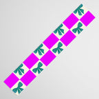 Elegant Vibrant Checkerboard Pattern - Perfect for Winter and Holiday Themes Table Runner Gallery Image 3