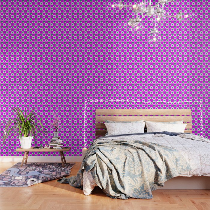 Elegant Vibrant Checkerboard Pattern - Perfect for Winter and Holiday Themes Wallpaper Gallery Image 3