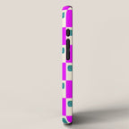 Elegant Vibrant Checkerboard Pattern - Perfect for Winter and Holiday Themes iPhone Case Gallery Image 2