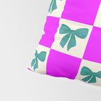 Elegant Vibrant Checkerboard Pattern - Perfect for Winter and Holiday Themes Pillow Sham Gallery Image 4