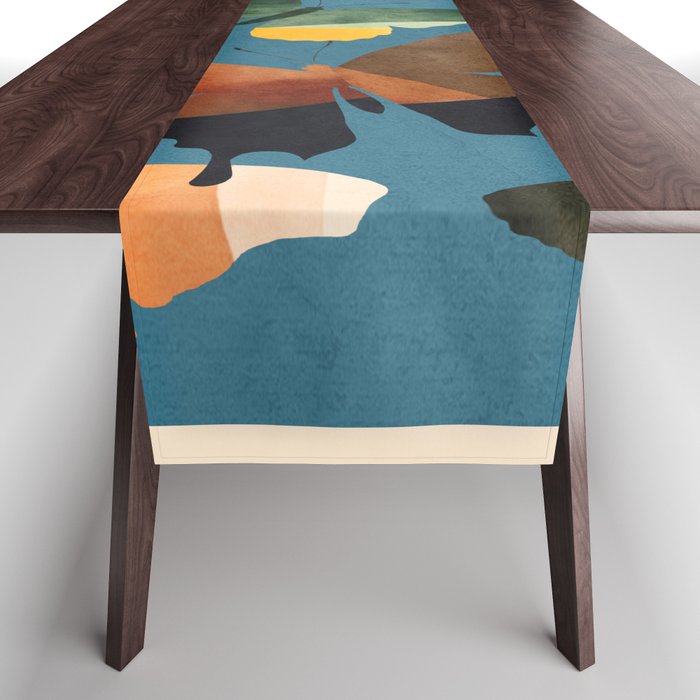 Beautiful Butterflies 4 Table Runner Gallery Image 1