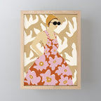 Floral fashion women style  Mini Art Print Gallery Image 1