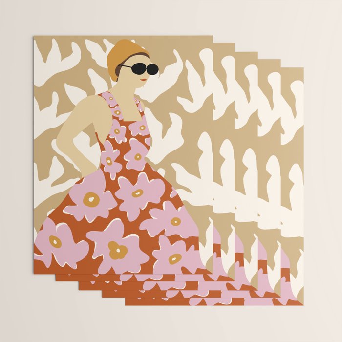 Floral fashion women style  Wrapping Paper Gallery Image 3