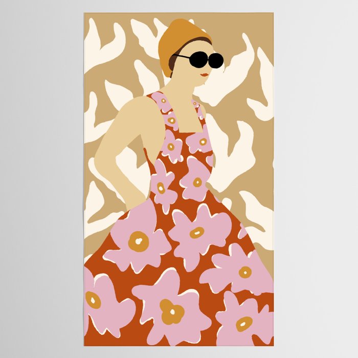 Floral fashion women style  Tablecloth Gallery Image 2