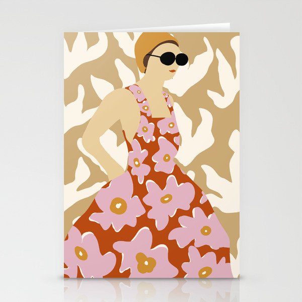 Floral fashion women style  Stationery Card Gallery Image 2