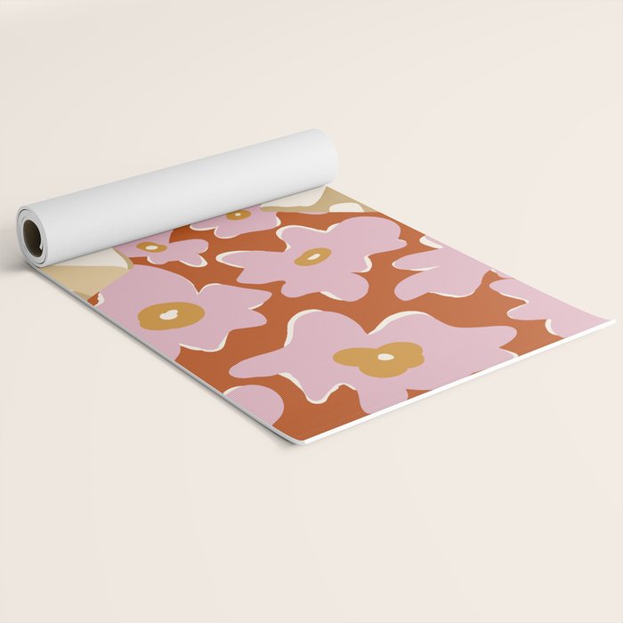 Floral fashion women style  Yoga Mat Gallery Image 2