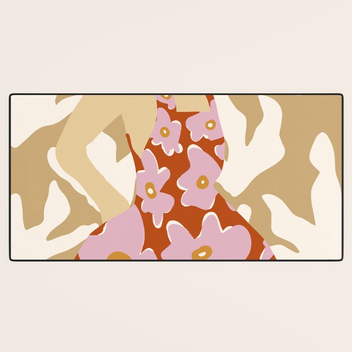 Floral fashion women style  Desk Mat Gallery Image 3