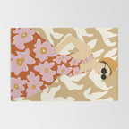 Floral fashion women style  Rug Gallery Image 2