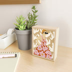 Floral fashion women style  Mini Art Print Gallery Image 2