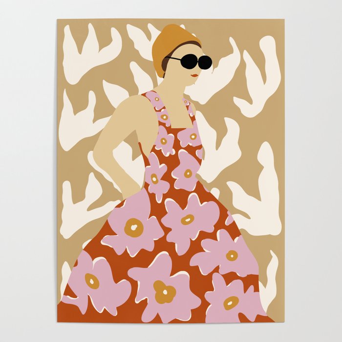 Floral fashion women style  Poster Gallery Image 1