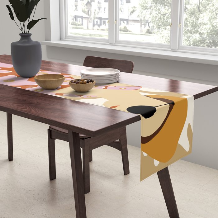 Floral fashion women style  Table Runner Gallery Image 2