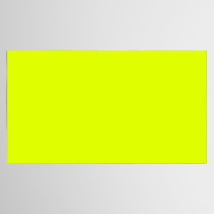 Bright Chartreuse Yellow Solid Color Tablecloth Gallery Image 2