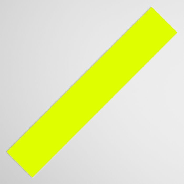 Bright Chartreuse Yellow Solid Color Table Runner Gallery Image 3